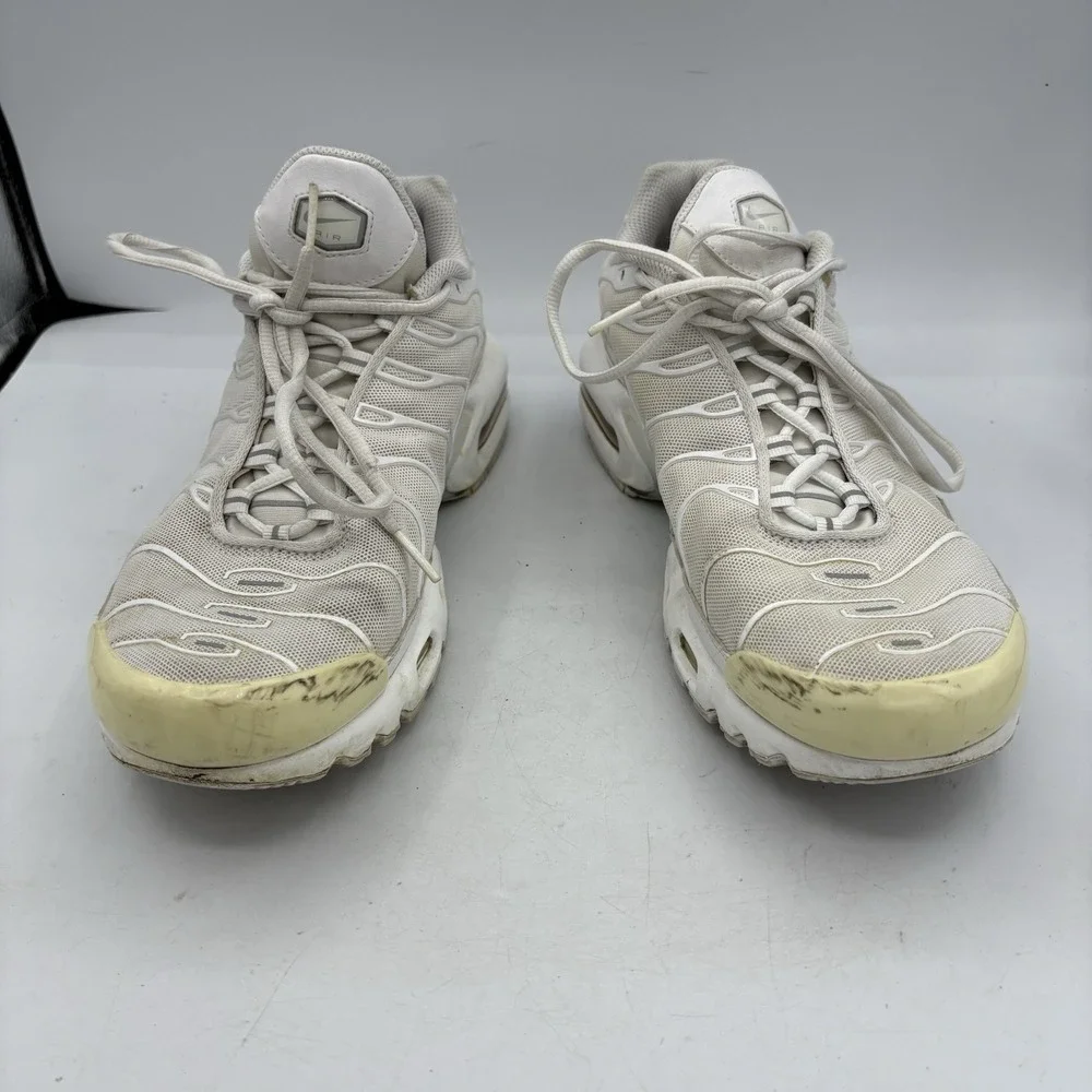 Nike Shoes Womens Size 11 Air Max Plus Triple Tn White Sneakers DM2362-100 - Picture 3 of 8